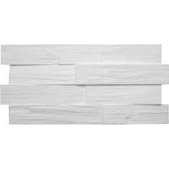 Creativpaneel Wood weiß 0,5 m² ^ Clearance