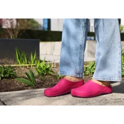 Damen Clogs Himbeere Gr. 38/39 ^ Discount