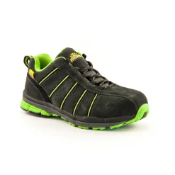 Damensicherheitshalbschuh S3 schwarz-grün ^ New