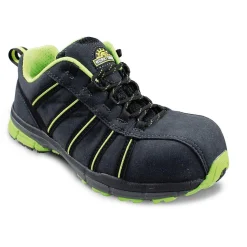 Damensicherheitshalbschuh S3 schwarz-grün Größe ^ Discount