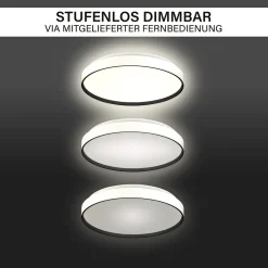 Decken-Wandleuchte SHINING JUPITER BLACK 1800K 24W ^ Hot