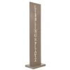 Dekoaufsteller Lieblingsplatz, Metall, beige,22x78x15 cm ^ Best