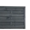 Dichtzaum 90 x 180 cm glatt Kiefer dunkel- grau gebeizt ^ Discount