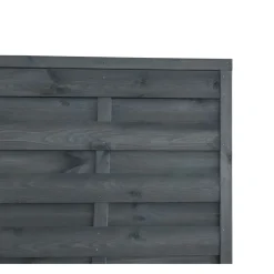 Dichtzaum 90 x 180 cm glatt Kiefer dunkel- grau gebeizt ^ Discount