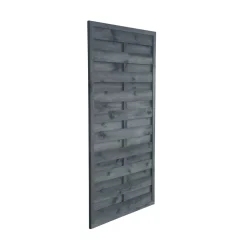 Dichtzaum 90 x 180 cm glatt Kiefer dunkel- grau gebeizt ^ Discount