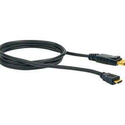 DisplayPort HDMI Anschlusskabel 2mschwarz ^ Schwaiger Outlet