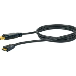 DisplayPort HDMI Anschlusskabel 2mschwarz ^ Schwaiger Outlet