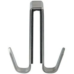 Doppelhaken Edelstahl 70x35 mmfuer Glaswaende von 0,6-0,8 cm ^ Fackelmann New