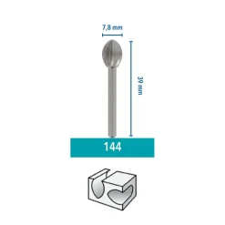Hochgeschwindigkeits-Fräsmesser Durchmesser 7,8 mm ^ Dremel Discount