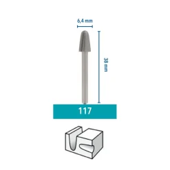 Hochgeschwindigkeits-Fräsmesser Durchmesser 6,3 mm ^ Dremel Sale