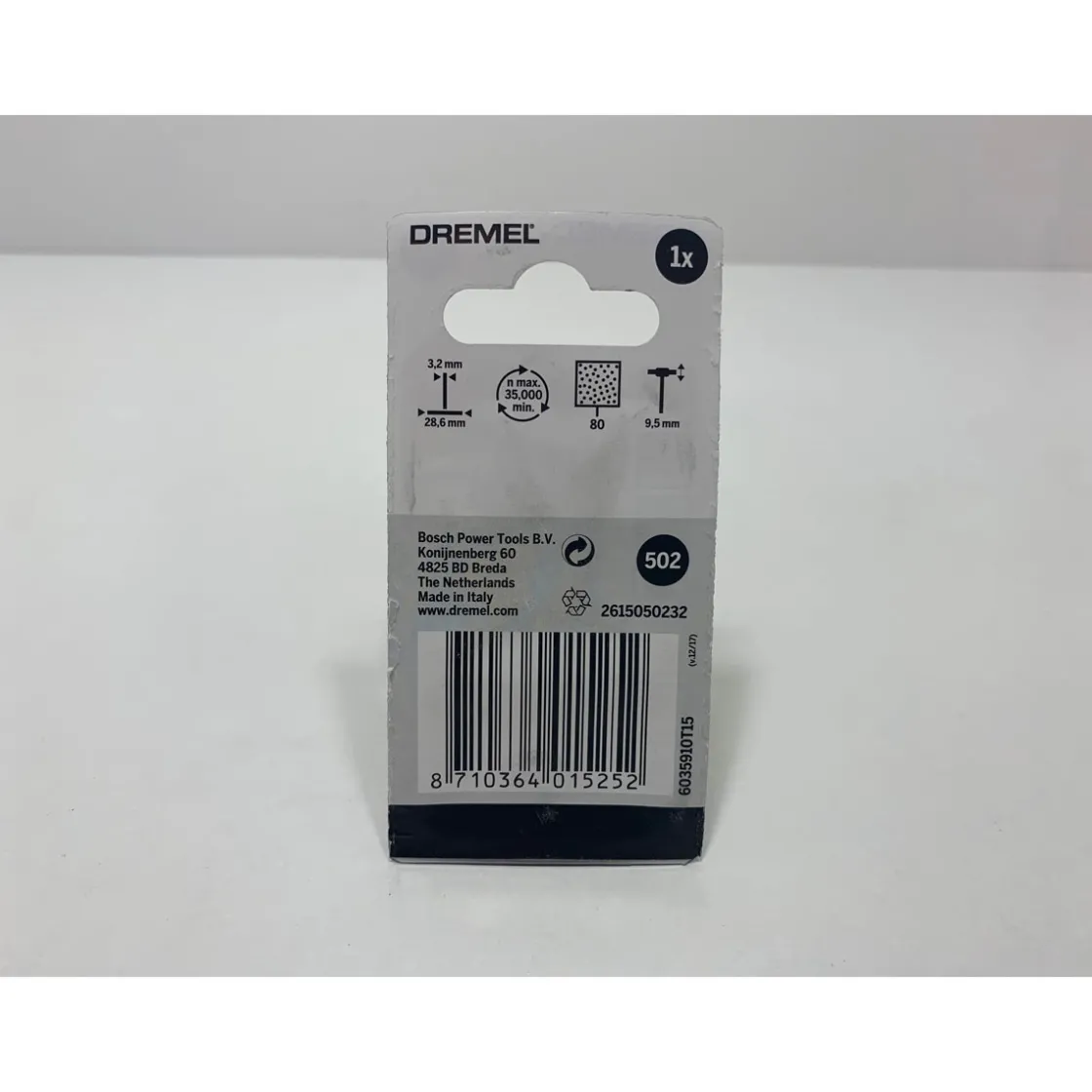 Schleiffächer Breite 9,5 mm 80 Körnung ^ Dremel New