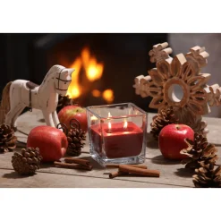 Duftkerze Winter Dream Bratapfel 10 x 10 x 10 cm ^ Outlet