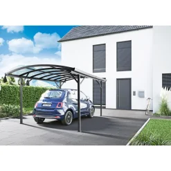 Aluminium-Carport antrahzit 2,9 x 2,4 x 5 m ^ Durabil Hot