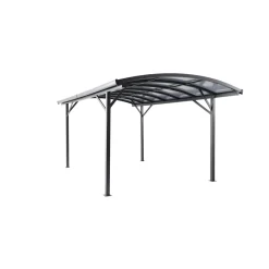 Aluminium-Carport antrahzit 2,9 x 2,4 x 5 m ^ Durabil Hot