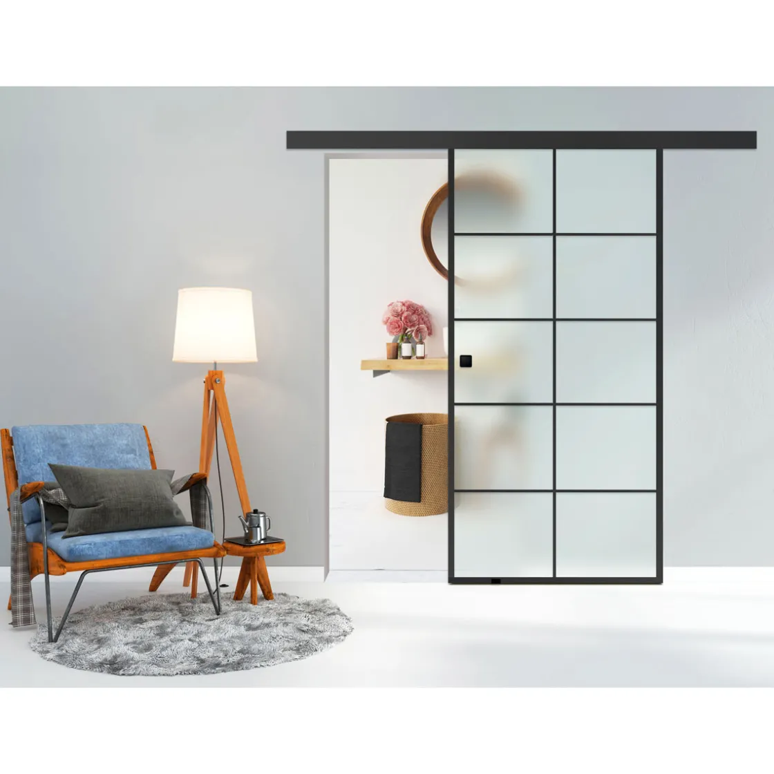 Glasschiebetür-Beschlag Loft ^ Durabil Best