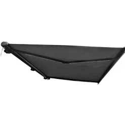 Markise inkl LED-Beleuchtung 400 x cm anthrazit ^ Durabil Best