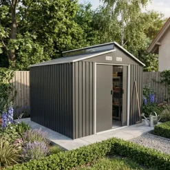 Metallgerätehaus Martin 2,78 x 2,34 x 2,6 m anthrazit ^ Durabil Best