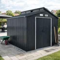 Metallgerätehaus Martin 2,78 x 2,34 x 2,6 m anthrazit ^ Durabil Best