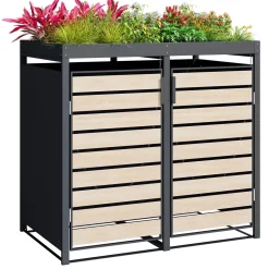 Mülltonnenbox Style für 2 x 240 L ^ Durabil Clearance