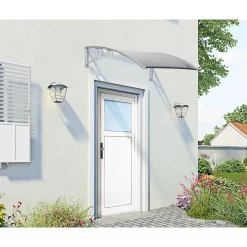 Vordach silber 150 x 100 cm ^ Durabil Best