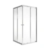Eckeinstieg 4-teilig silber klar hell1800x750-900x750-900 3-/4-mm ESG ^ Schulte Discount