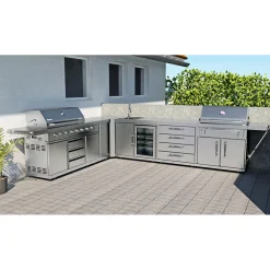 Edelstahl-Erweiterungsmodul Holzkohlegrill MGK-400 Premium ^