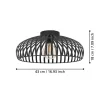 LED Deckenleuchte Mogano 3 schwarz ^ Eglo Online