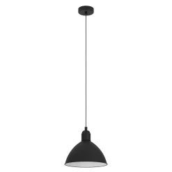LED Pendelleuchte Priddy schwarz/weiß ^ Eglo New