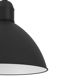 LED Pendelleuchte Priddy schwarz/weiß ^ Eglo New