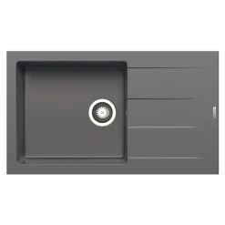 Einbauspuele ATHLOS PLUS 86x50 cm 1B 1DIron grey ^ Pyramis Hot