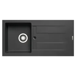 Einbauspuele ATHLOS 86x43,5 cm 1B 1DGranit Carbon ^ Pyramis Sale