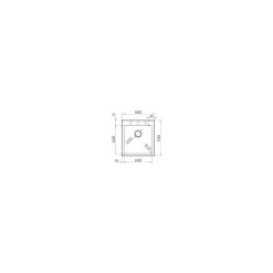 Einbauspuele ISTROS 46x50 cm 1BGranit Beige ^ Pyramis New