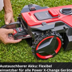 Mähroboter FREELEXO 500 inkl. Ladegerät und 2,5 Ah Plus Akku ^ Einhell Sale