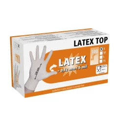Einmalhandschuhe Latex Top Größe L weiß 100 Stück ^ Discount