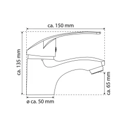 WT-Armatur Rimini,chrom,Kartusche mit ^ Eisl Online
