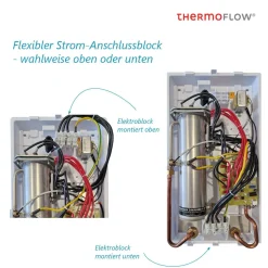 Elex 21 N elektr. Durchlauf-erhitzer 21 KW ^ Thermoflow Outlet