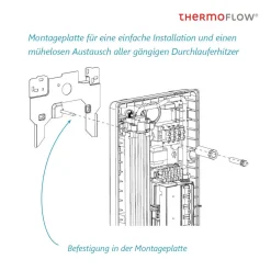 Elex 21 N elektr. Durchlauf-erhitzer 21 KW ^ Thermoflow Outlet