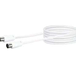 Empf.-Anschlusskabel 5 m weiss 75 dB ^ Schwaiger Outlet