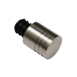 Endknopf Zylinder New York 12mm edelst. ^ Gardinia Discount