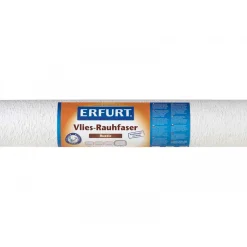 Vlies Rauhfaser Rustic weiß ^ Erfurt Discount