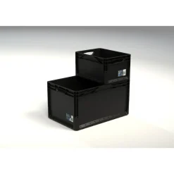 Eurobox40 cm x 30 cm x 22 cm schwarz ^ Outlet