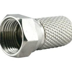 F-Aufdrehstecker 6,8-7mm 10Stück ^ Schwaiger Discount