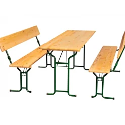 Festzeltgarnitur Komfort mit Tisch 220 x 70 cm ^ Clearance