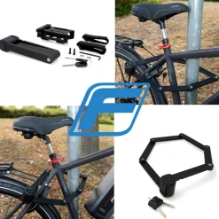 Faltschloss mit Halter 85 cm ^ Fischer Bikes Sale
