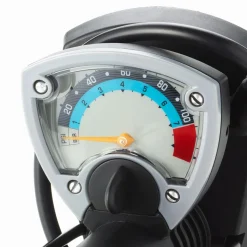 Fuß-Standpumpe mit Manometer und Adapter schwarz ^ Fischer Bikes