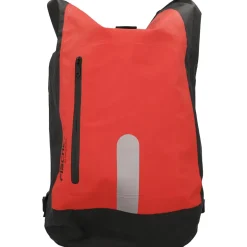 Gepäckträgertasche wasserdicht schwarz-rot ^ Fischer Bikes Best