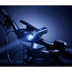 LED-Akku-Beleuchtungs-Set 3-teilig ^ Fischer Bikes Clearance