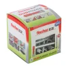 Dübel DuoPower 10 x 50 mm mit Sicherheitsschraube 25 Stück ^ Fischer Outlet