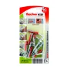 Dübel DuoPower 6 x 30 mm mit Winkelhaken 6 Stück ^ Fischer Hot