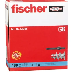 Gipskartondübel 100 Stück ^ Fischer